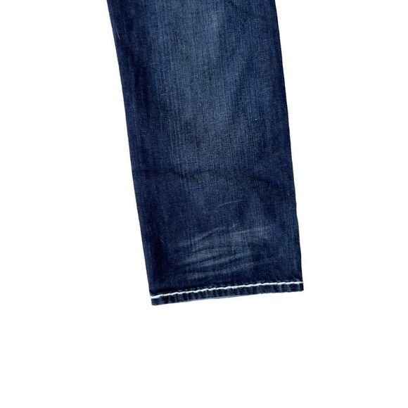 Ed Hardy Boyfriend Y2K Distressed Dagger Jeans Dark Wash Women's 29 - Picture 13 of 15